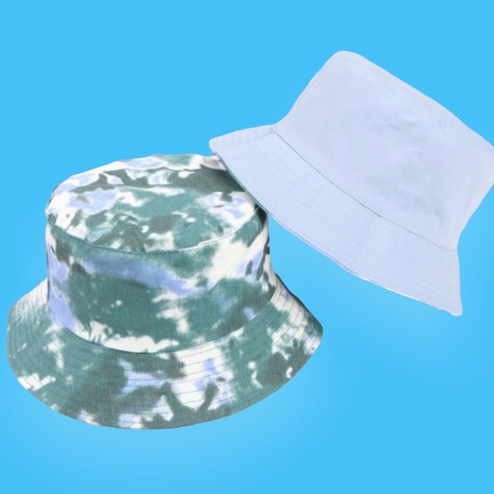 Tie dye reversible bucket hat